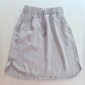 LULULEMON Sz 4 XS Light Khaki Drawstring Skirt